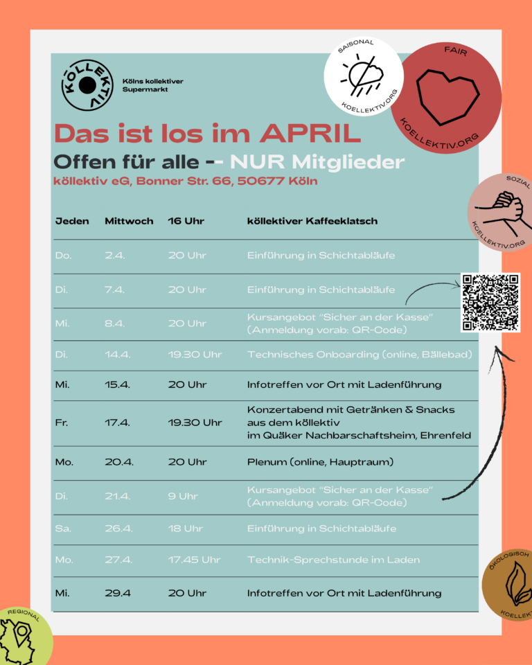 Mehr über den Artikel erfahren Im April ist richtig was los bei uns!