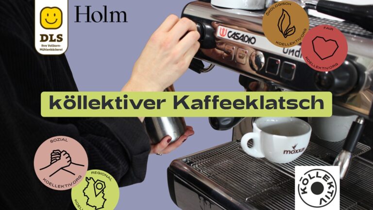 Mehr über den Artikel erfahren Jeden Mittwoch: Kaffeeklatsch im  köllektiv Laden mit lecker Kuchen!