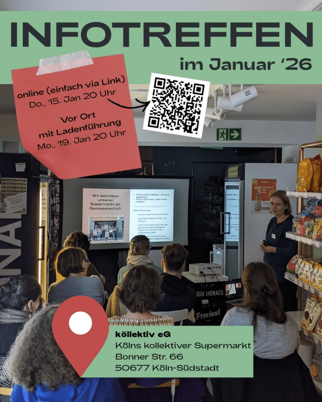 Mehr über den Artikel erfahren Infotreffen mit Ladenführung