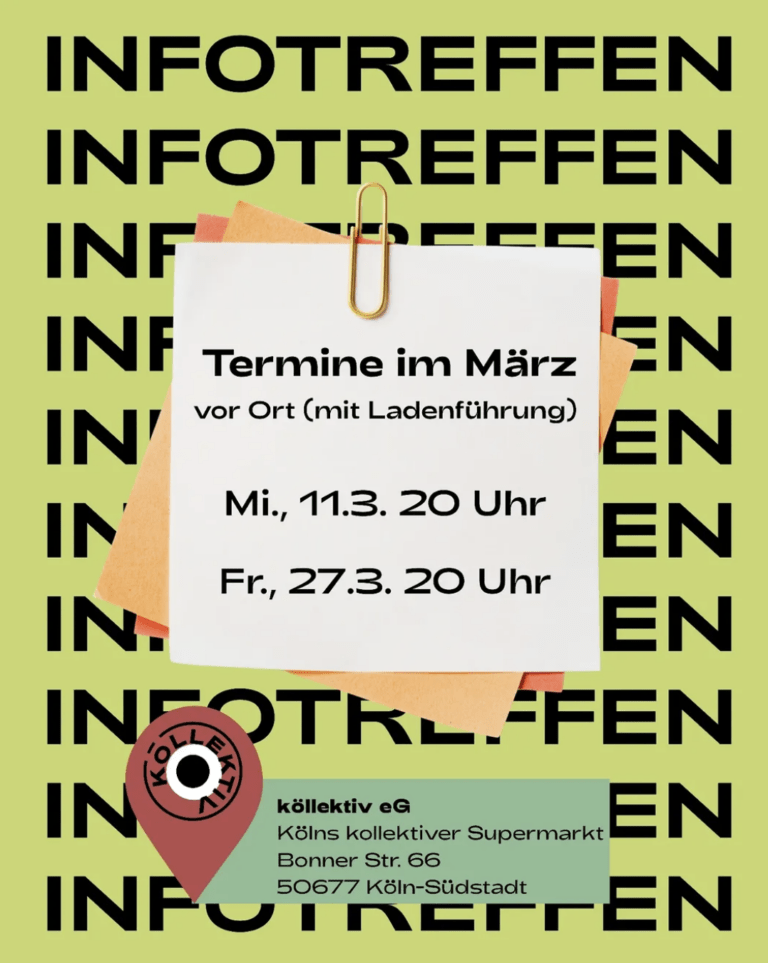 Mehr über den Artikel erfahren Infotreffen mit Ladenführung